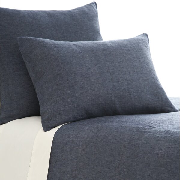 navy chambray duvet cover