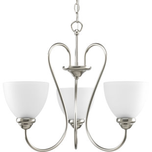 Go to store & view more images Yakubu Modern 3-Light Shaded Chandelier by Red Barrel Studio