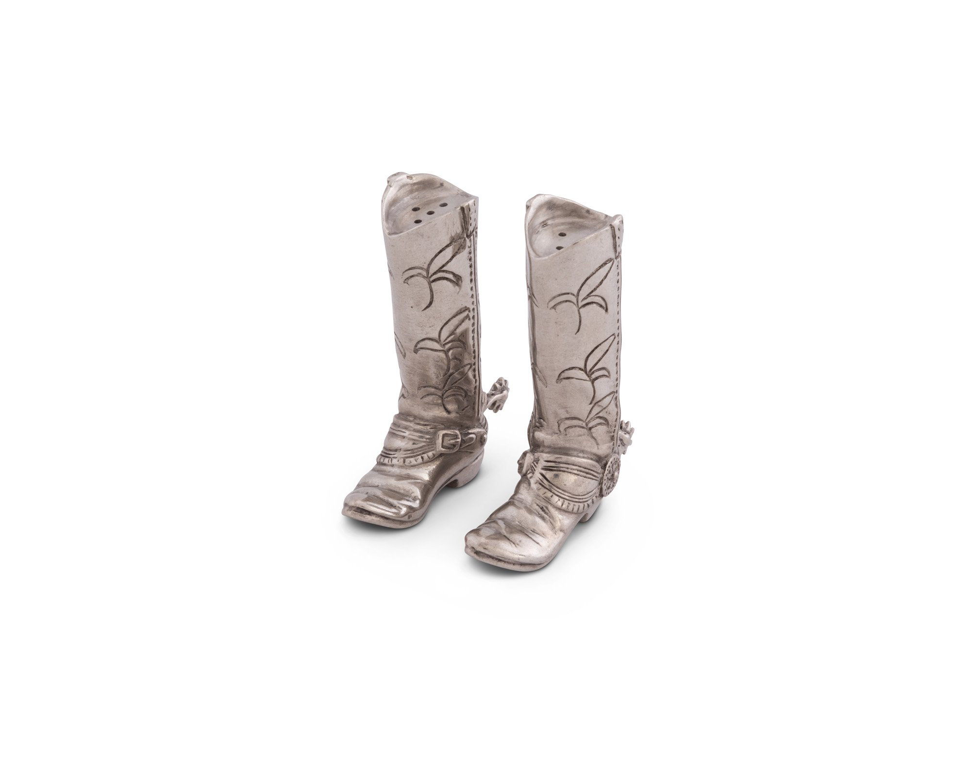 pewter cowboy boots