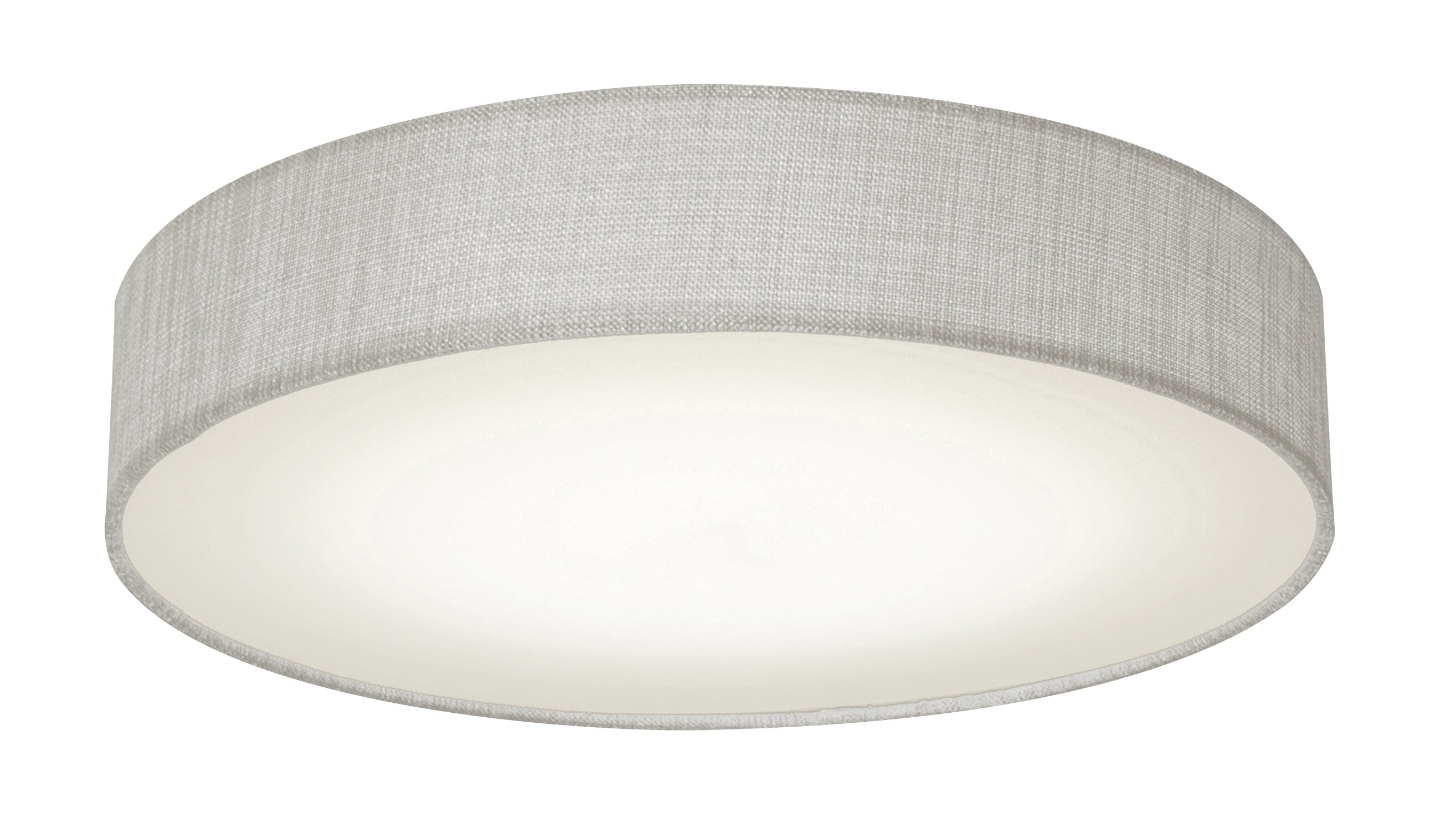 Ebern Designs Raasch Fabric LED Flush Mount & Reviews | Wayfair