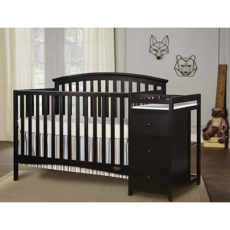 Dream On Me Niko 2 In 1 Convertible Crib And Changer Reviews Wayfair