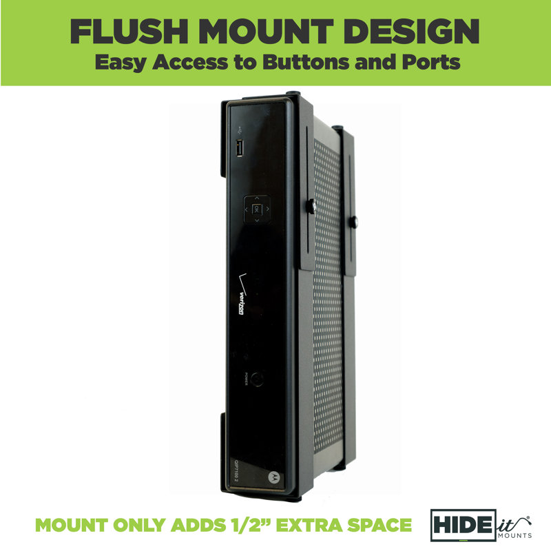 Medium Wide Cable Box Wall Mount