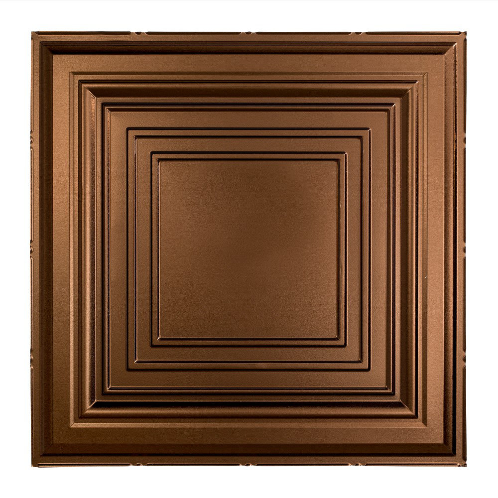 Fasade Traditional 3 2 Ft X 2 Ft Lay In Ceiling Tile In Oil