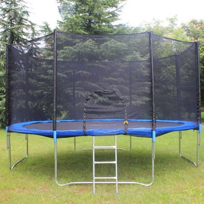 Jumppower Jump Power 12 Round Backyard Trampoline With Safety Enclosure Reviews Wayfair