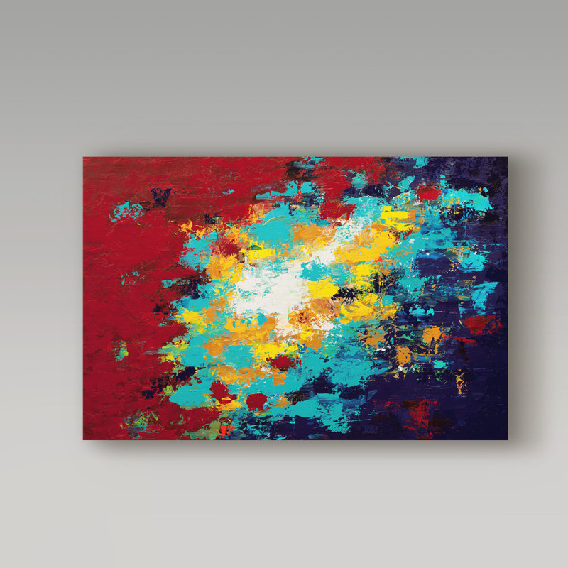 Trademark Art Searching Space Acrylic Painting Print On Wrapped