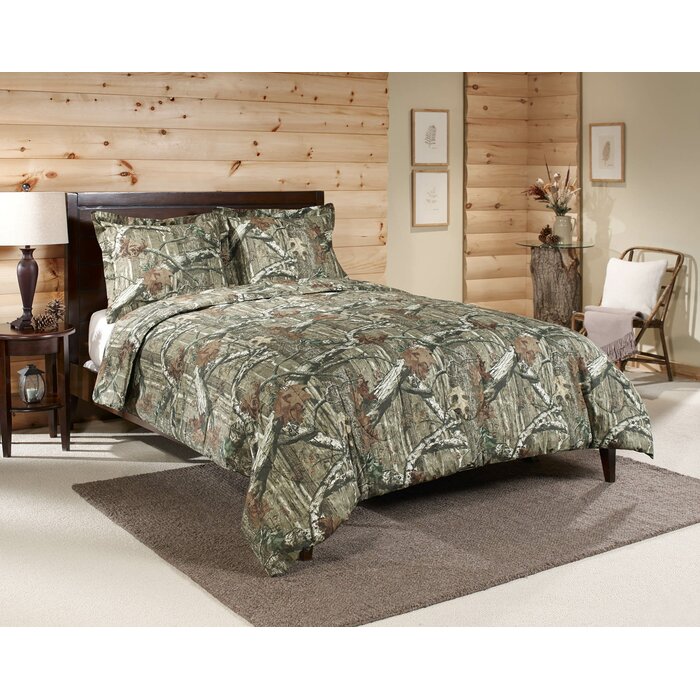 Mossy Oak Camouflage 3 Piece Reversible Comforter Set Reviews