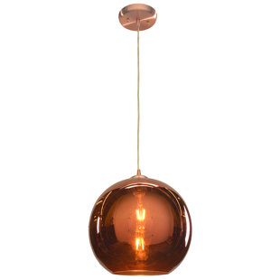 Go to store & view more images Oldenburg 1-Light Globe Pendant by Wrought Studio
