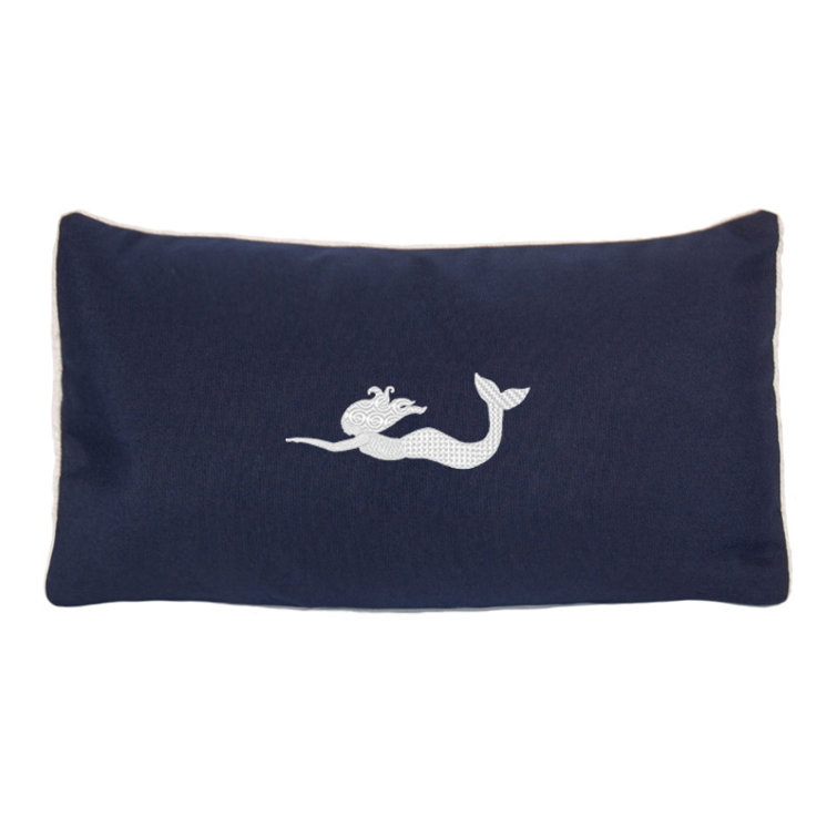 beach lumbar pillow
