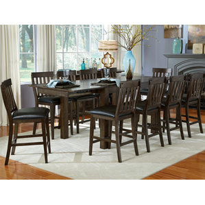 Alder 11 Piece Dining Set by Loon Peak