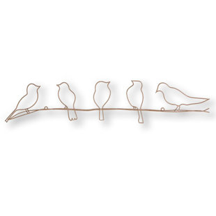 Metal Wall Décor Wayfair Co Uk Bird On A Wire Wall Décor