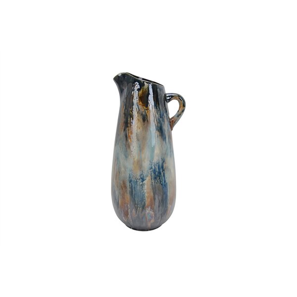 Bloomsbury Market Mebane Pitcher Style Ceramic Floor Vase Wayfair