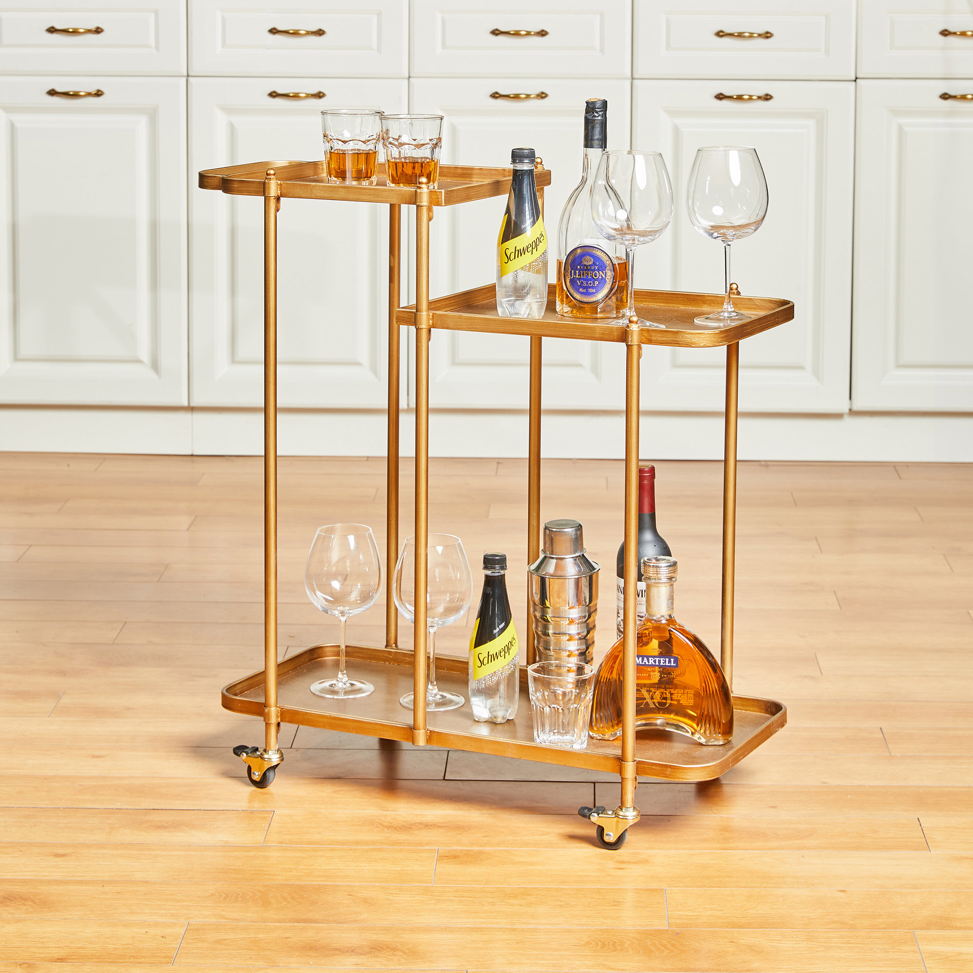 Everly Quinn 30'' Wide Bar Cart | Wayfair