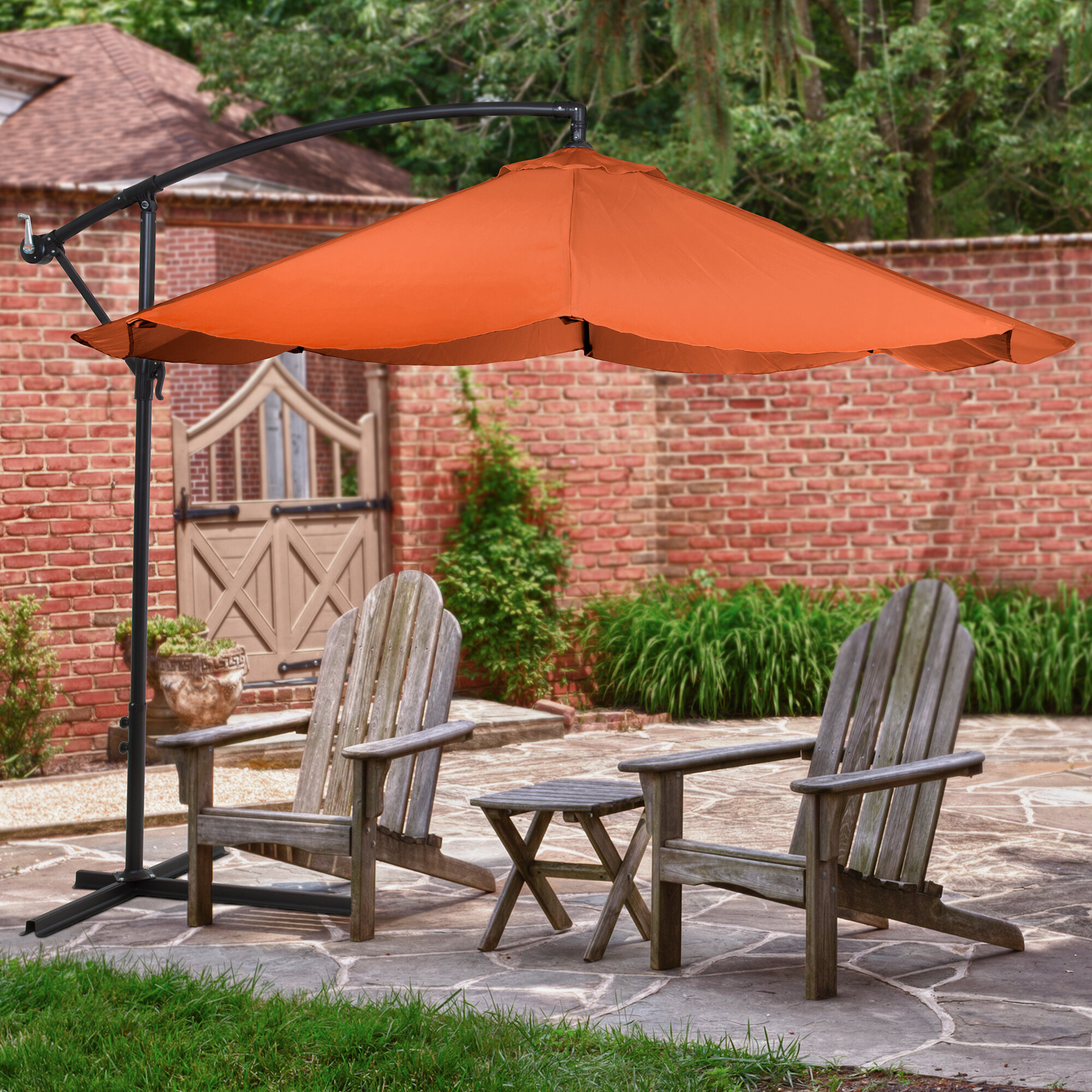 Cantilever Orange Patio Umbrellas You Ll Love In 2020 Wayfair