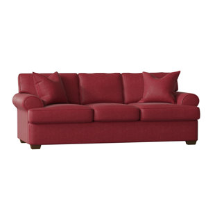 Bright Red Sofa Wayfair Quickview