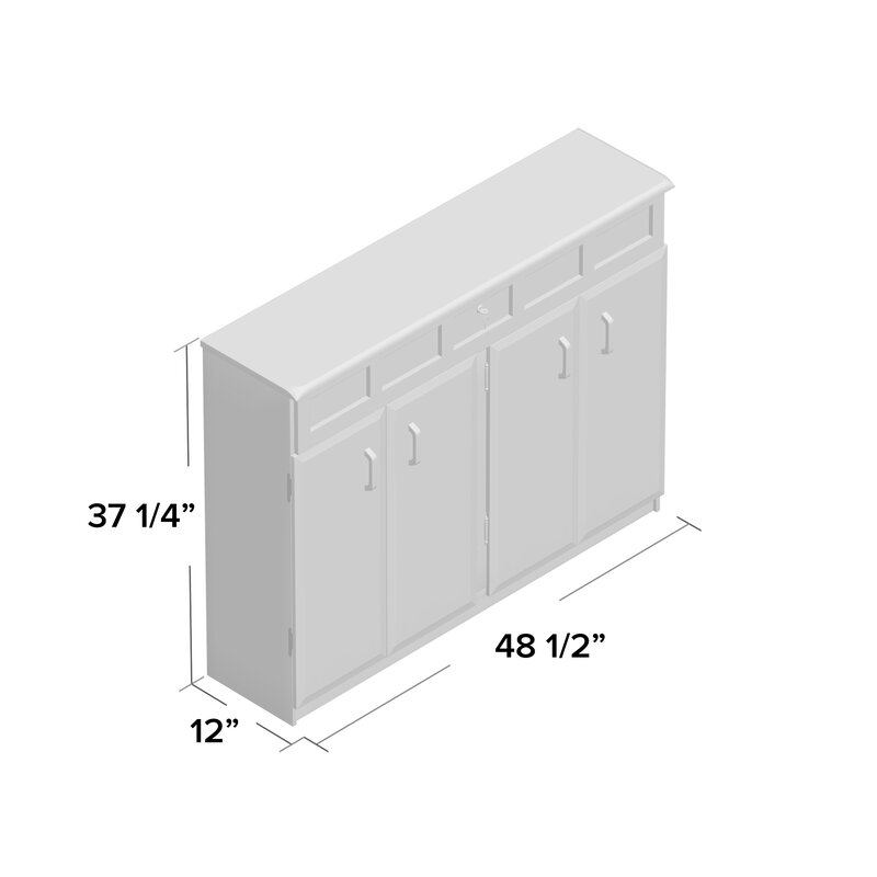 Red Barrel Studio Top Load Multimedia Cabinet Reviews Wayfair