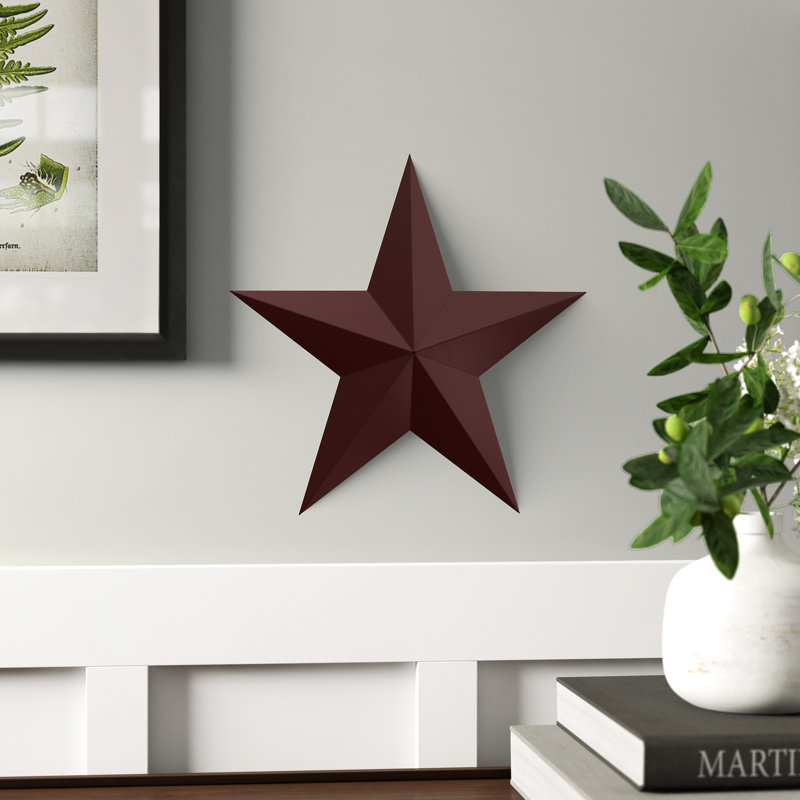 2 Piece Metal Barn Stars Wall Décor Set Reviews Birch Lane 2 Piece Metal Barn Stars Wall Décor Set