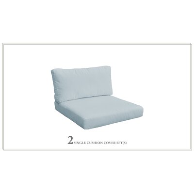 Monaco Outdoor 4 Piece Lounge Chair Cushion Set TK Classics Fabric: Spa