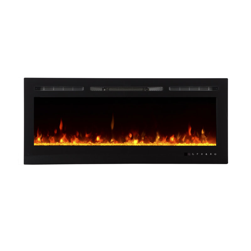 Wade Logan Bettie Recessed Wall Mounted Electric Fireplace