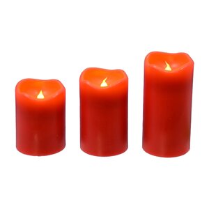 3 Piece Flameless Candle Set with Remote