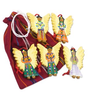 6 Piece Ceramic Ornament Set