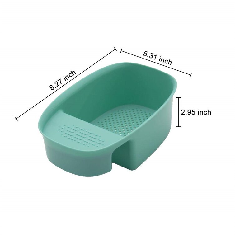 Sink Colander Drain Basket, Multifunction Saddle-Shaped Strainer For Filter Kitchen Waste And Wash Vegetables Fruits