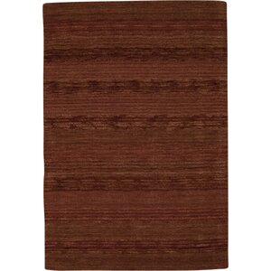 Longview Hand-Loomed Meadow Claret Area Rug