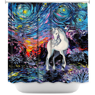 Unicorn Shower Curtain Wayfair