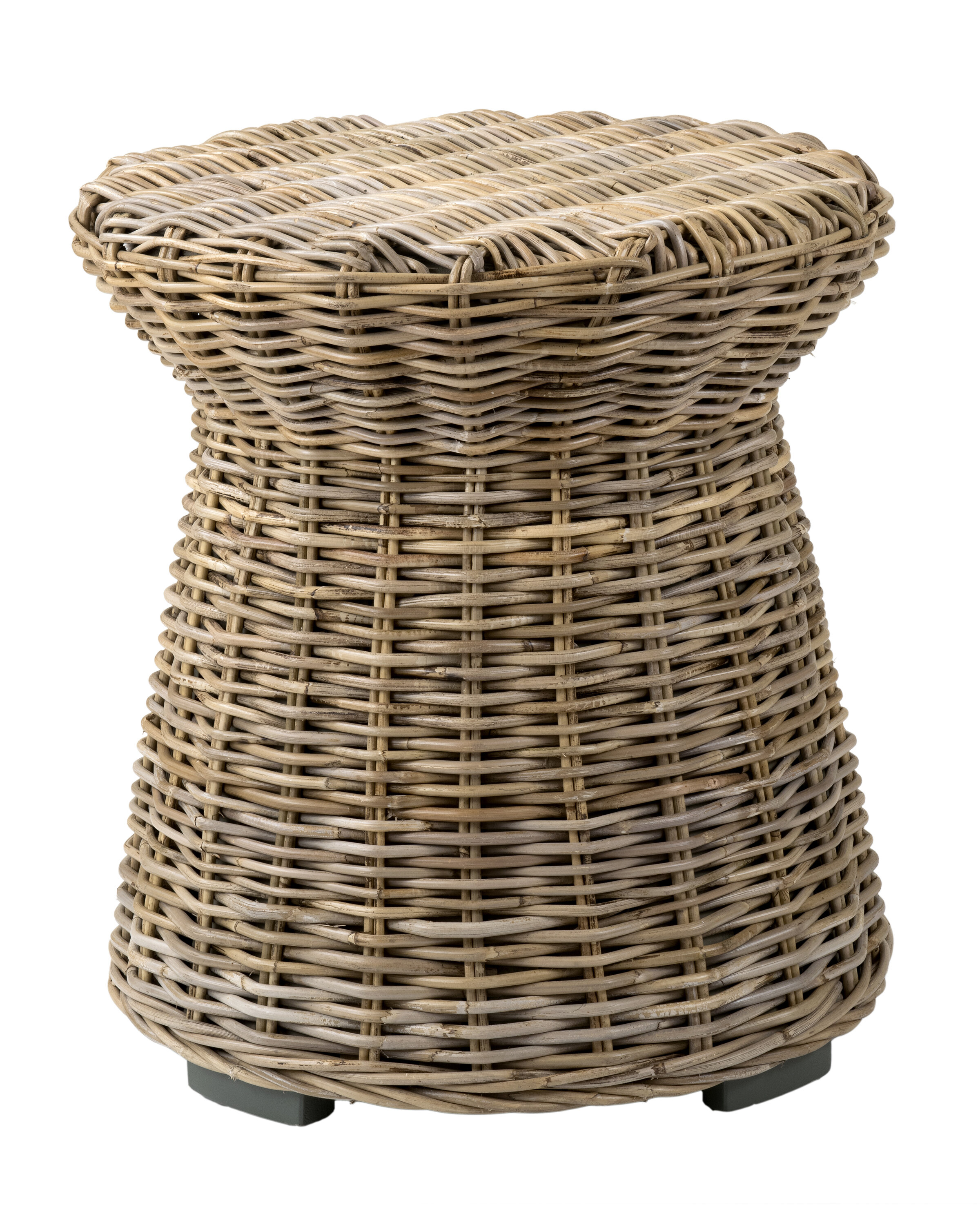 rattan drum table