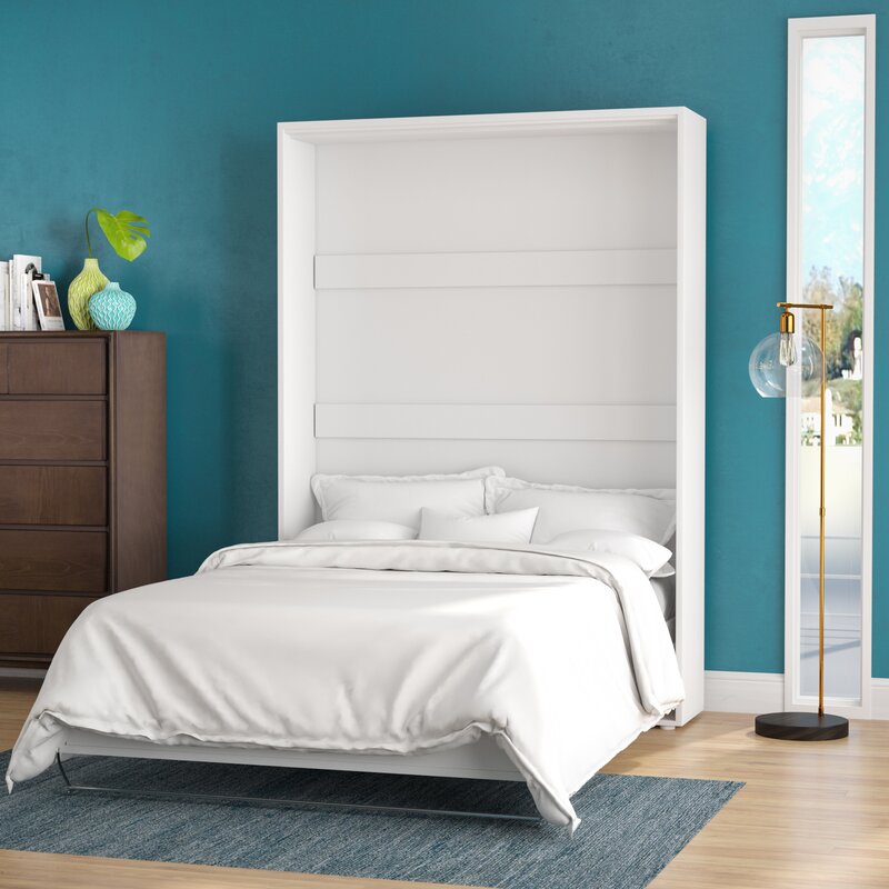 Brayden Studio Calvin Murphy Bed With Mattress Reviews Wayfair