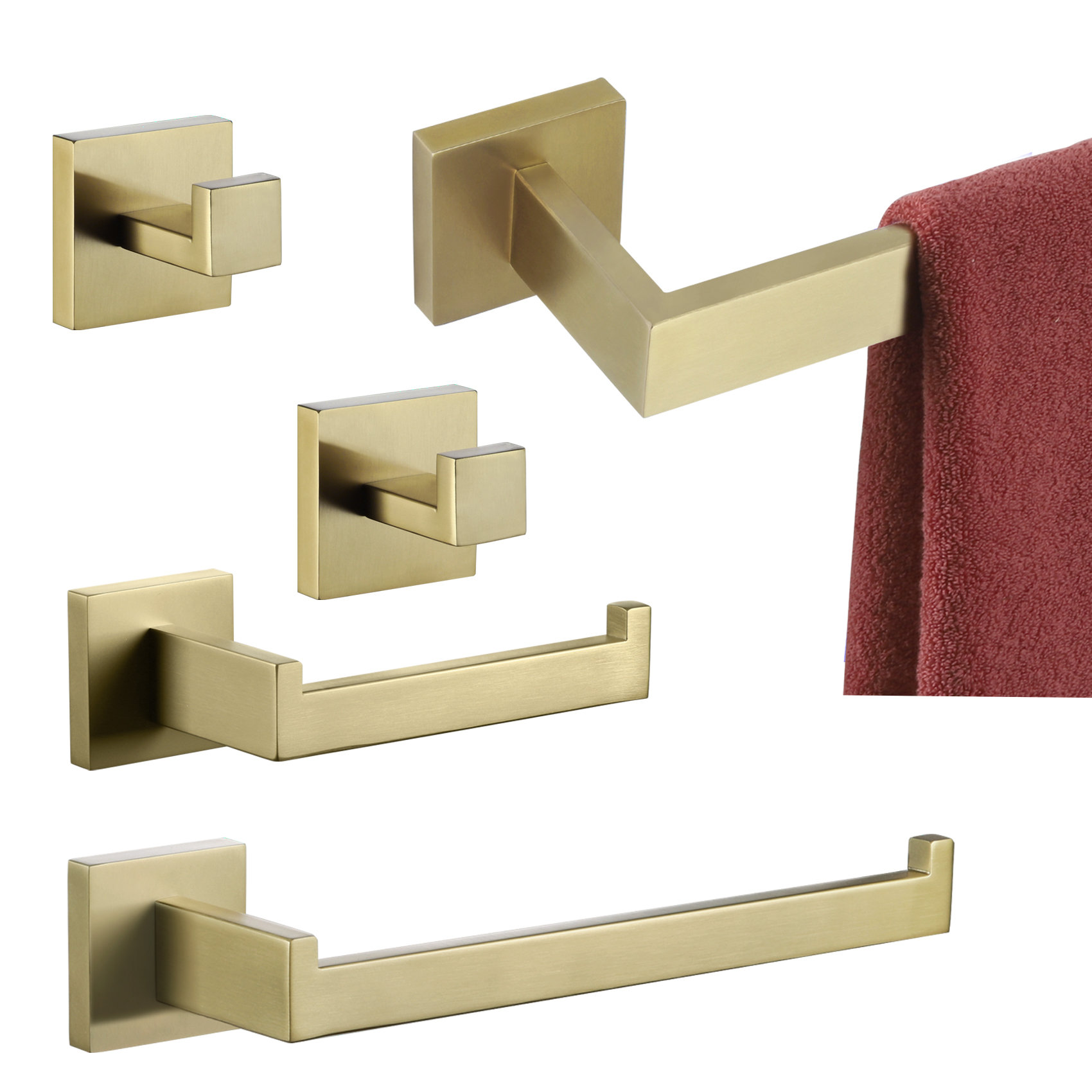 KOKOSIRI 5 Piece Bathroom Hardware Set & Reviews Wayfair