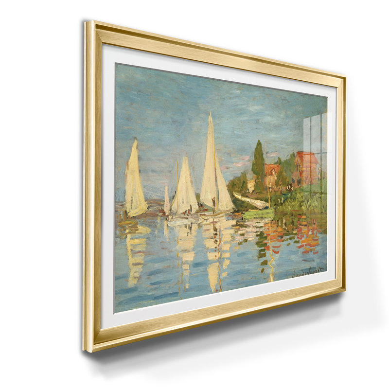 Regatta at Argenteuil - Picture Frame Painting Print on Paper