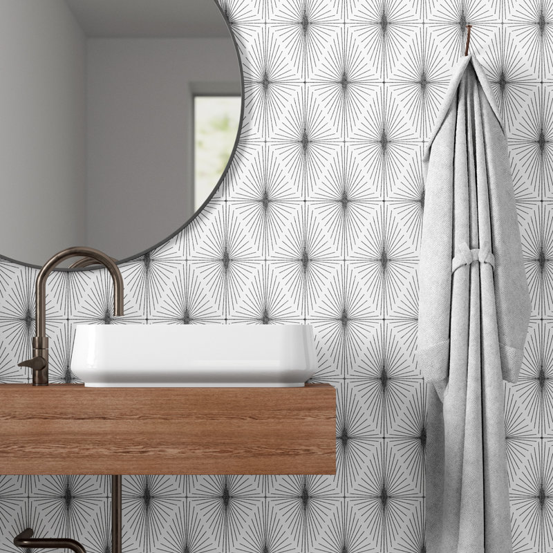 Benninger Starlight Diamond 33 X 20 5 Geometric Wallpaper