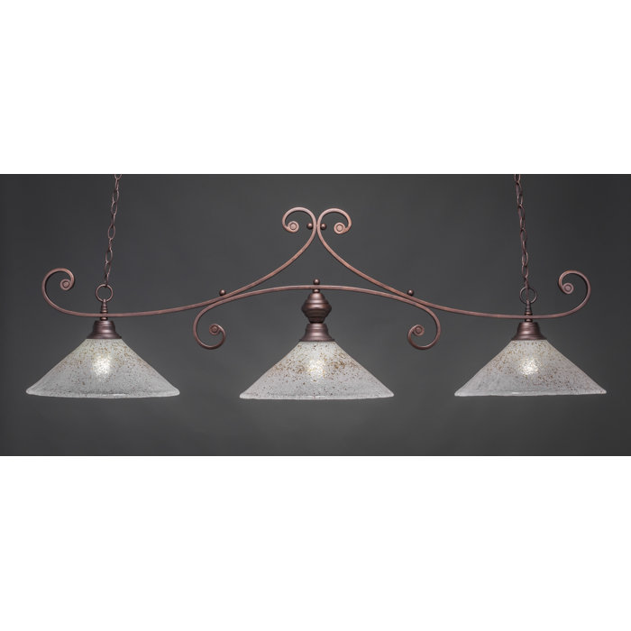 Fleur De Lis Living Babin 3 Light Kitchen Island Linear Pendant Wayfair