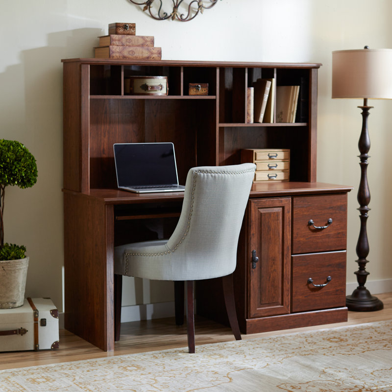 Three Posts Leith Computer Desk with Hutch & Reviews Wayfair