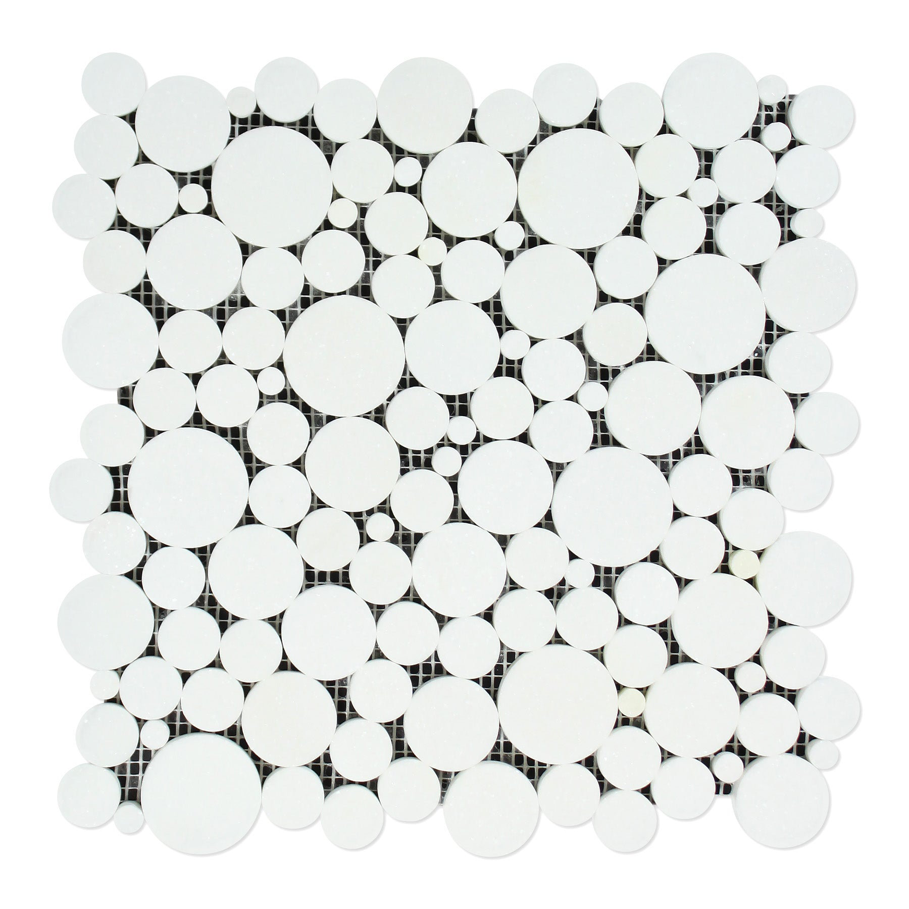 Stone & Tile Shoppe, Inc. Marble Penny Round Mosaic Wall & Floor Tile