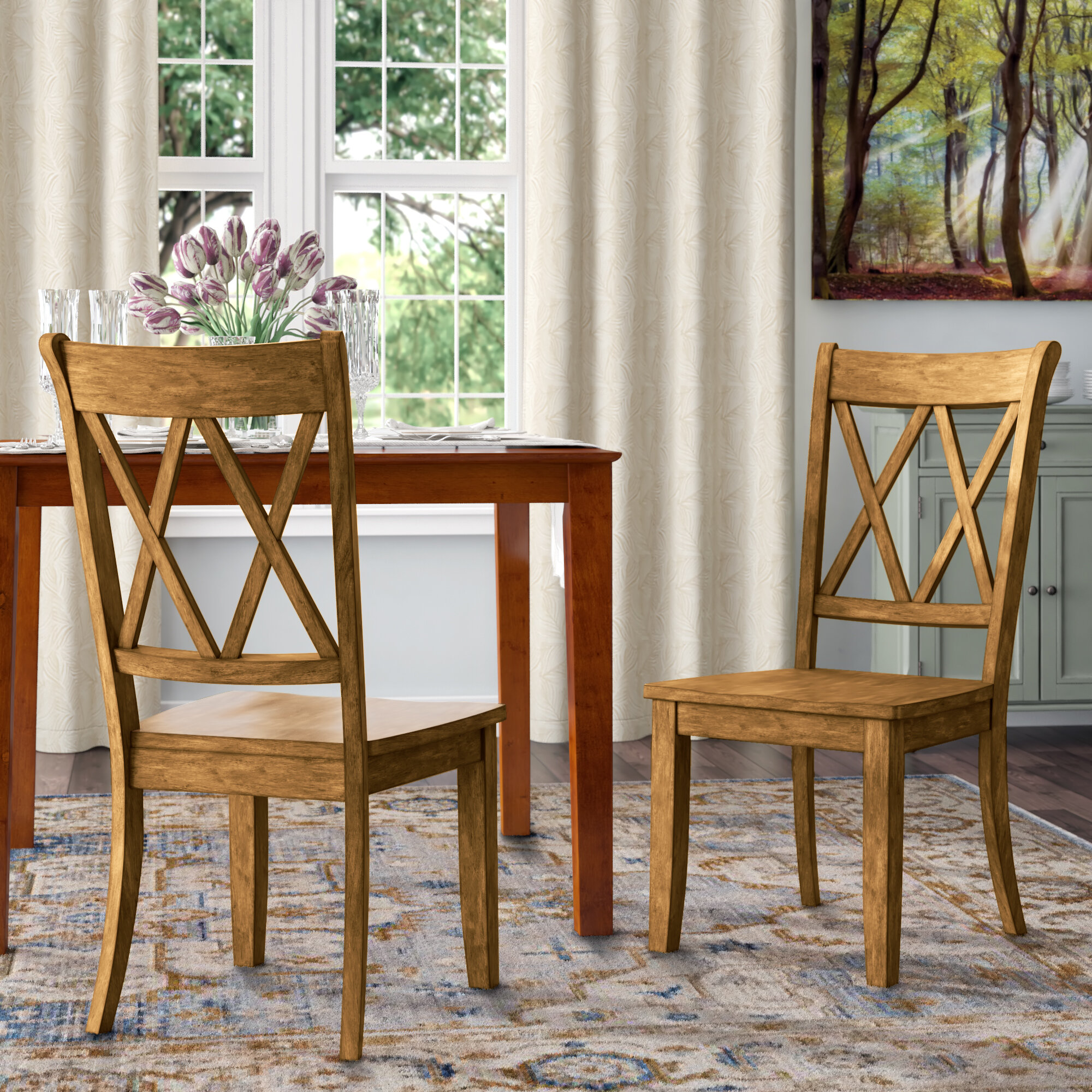 Chairs For A Wooden Table  : Ideally, It Should Be At Least 45 To 55 Cm Wide, 45 To 48 Cm If You Tend To Sit At The Dining Table For A Long Time, You�lL Find Armrests As An Added Advantage.