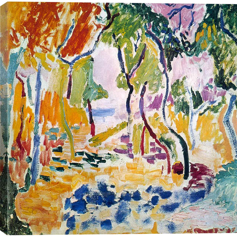 Landscape Near Collioure Study For Le Bonheur De Vivre 1905 By