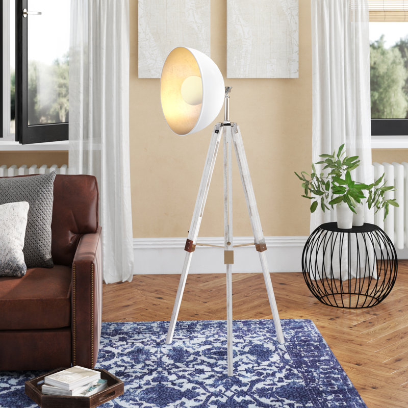 Williston Forge Johnone 160cm Tripod Floor Lamp Reviews Williston Forge Johnone 160cm Tripod