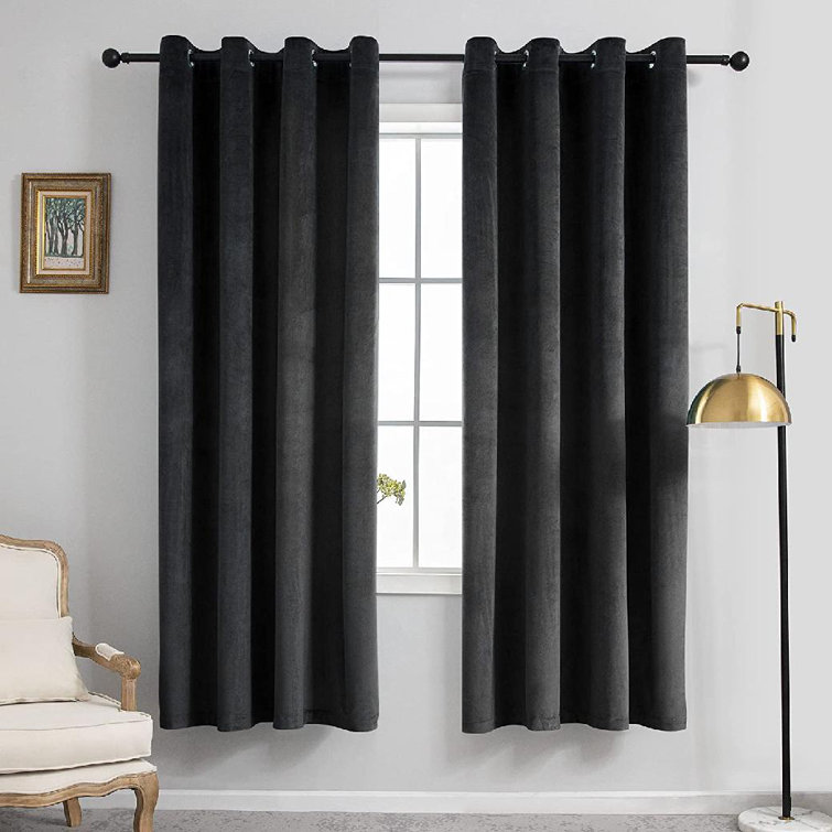 30+ photos of black velvet blackout curtains [HD] top images