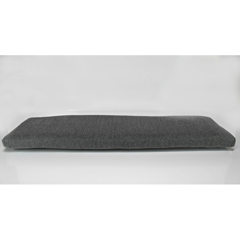Gracie Oaks Velvet Fusion Indoor Outdoor Sunbrella Bench Cushion