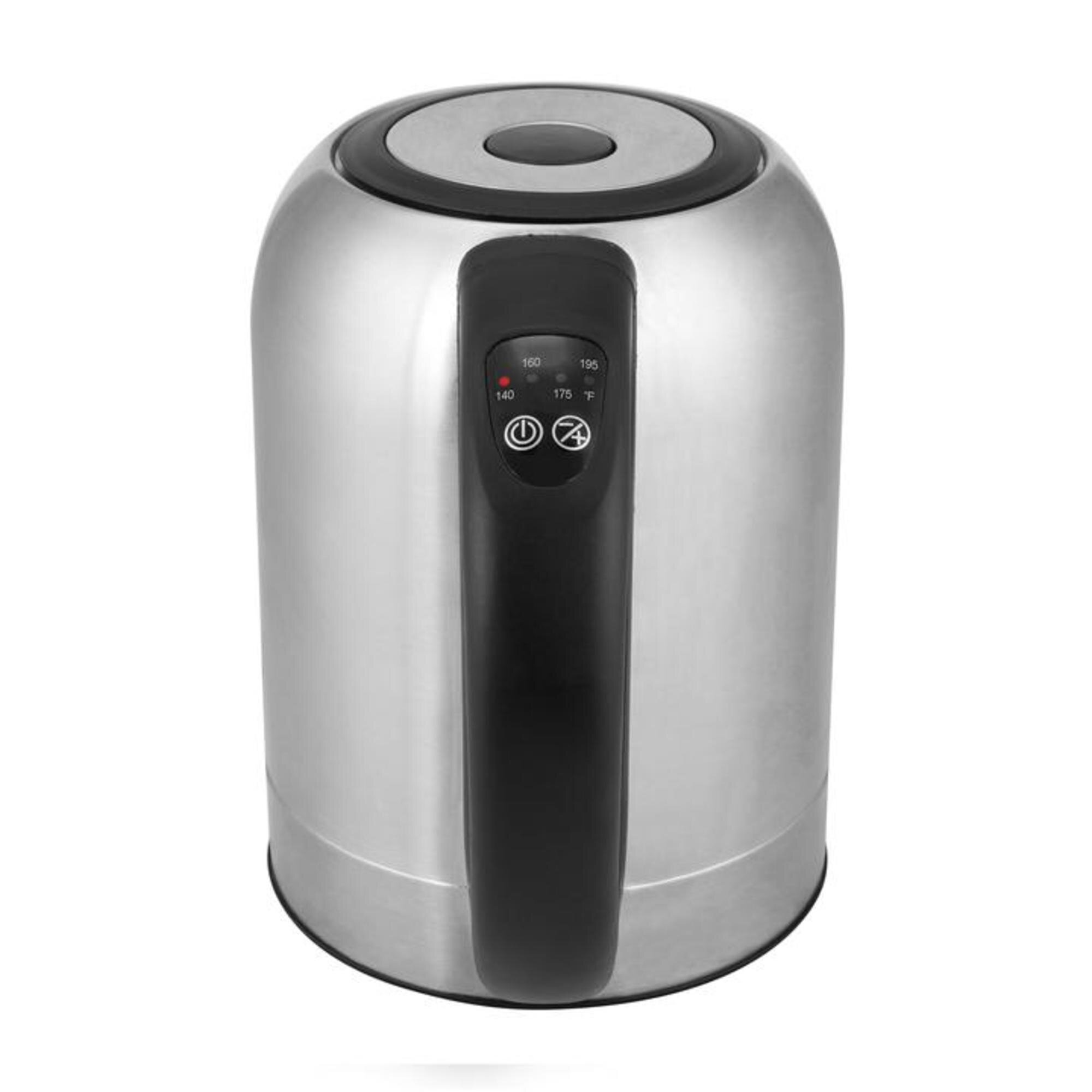 epica 1.75 quart cordless electric stainless steel kettle