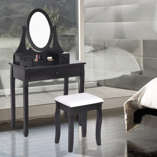 Go to store & view more images Charlton Home Johnny Vanity Set with Mirror