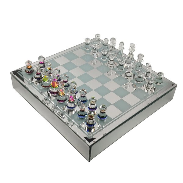 House of Hampton® Danajia Clear Chess Board Game & Reviews | Wayfair
