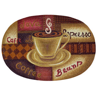 Kitchen Coffee Themed Rugs Wayfair Braided Coffee Area Rug