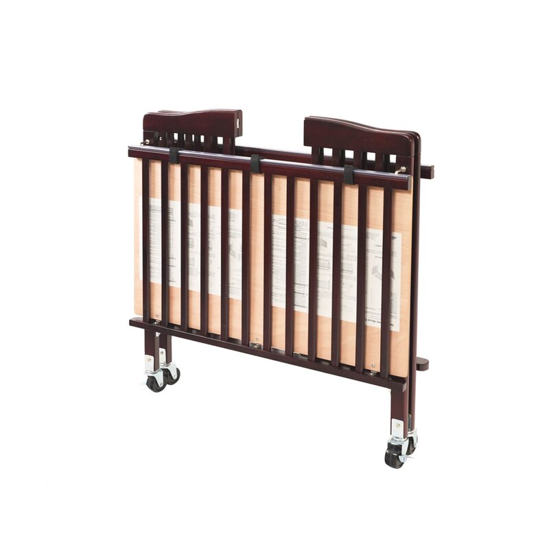 wooden portable crib