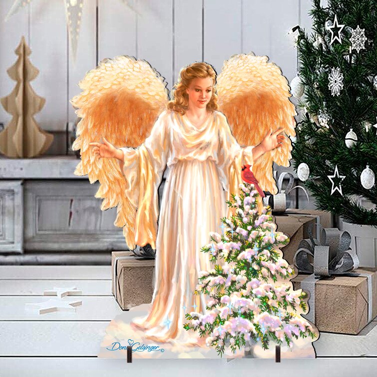 Angel Figure Christmas Tree Ornament International Holiday Decor 