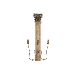 Corinthian Wood Candelabra