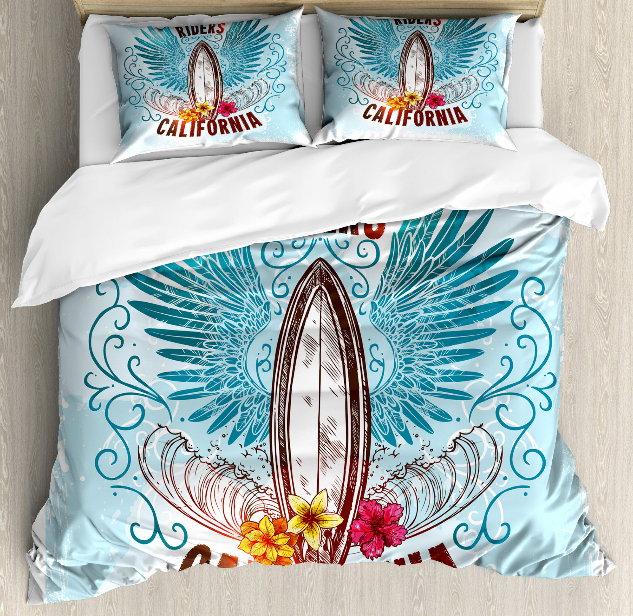 East Urban Home Surf Duvet Cover Set Wayfair