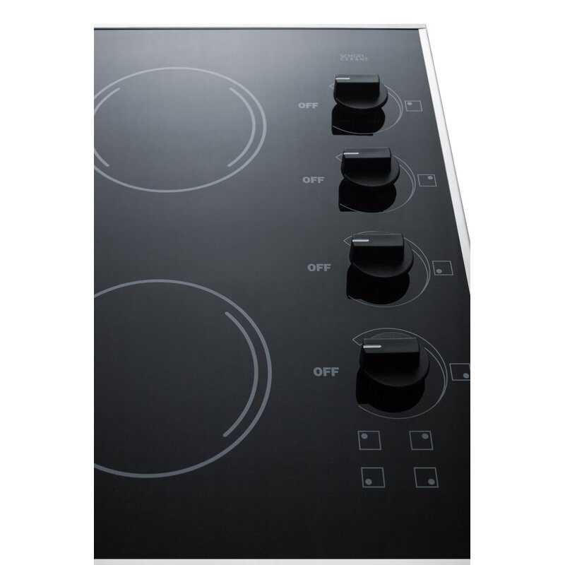 Summit Appliance Radiant 24 Electric Cooktop With 4 Burners Wayfair