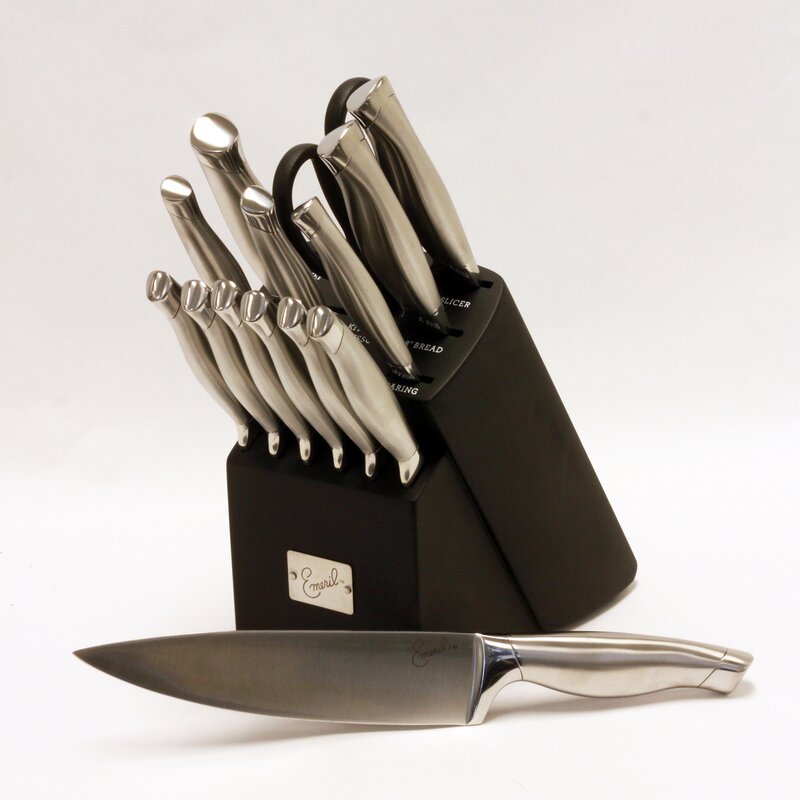 emeril lagasse 18 piece knife set